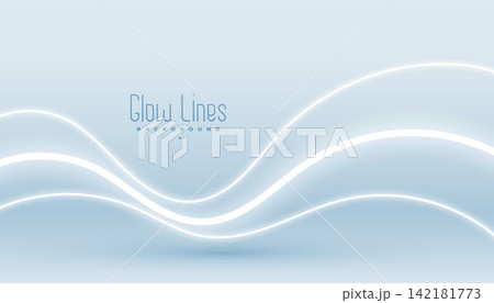 shiny light beam design on soft banner in wavy style shiny light beam design on soft banner in wavy style 142181773