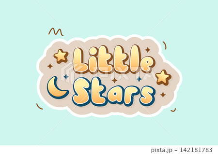 soft colored little stars playful label for nursery decor soft colored little stars playful label for nursery decor 142181783