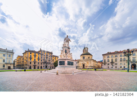 The Carlo Emanuele II square Turin Piemonte Italy 142182304