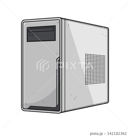 Computer desktop pc tower personal computing hardware 142182362