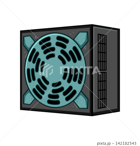Computer power supply unit supplying power and cooling Computer power supply unit supplying power and cooling 142182543