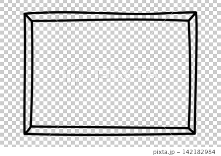 Three-dimensional, frame-like, hand-painted rectangular frame Three-dimensional, frame-like, hand-painted rectangular frame 142182984