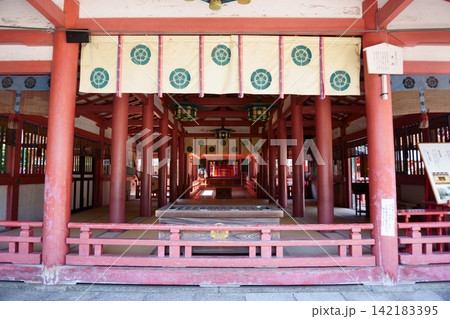 津島神社　拝殿内部2　愛知県文化財 142183395