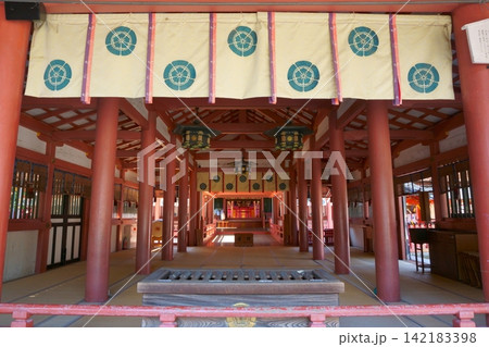 津島神社 拝殿内部6 愛知県文化財 津島神社 拝殿内部6 愛知県文化財 142183398