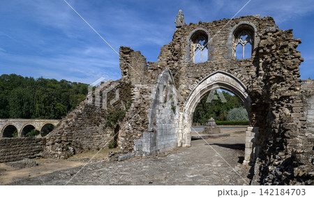 Ruins of Kirkham Priory on the banks of the River Derwent, at Kirkham, North Yorkshire, England Ruins of Kirkham Priory on the banks of the River Derwent, at Kirkham, North Yorkshire, England 142184703