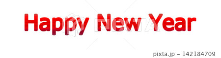 飾り文字 Happy New Year 飾り文字 Happy New Year 142184709