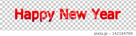 飾り文字 Happy New Year 飾り文字 Happy New Year 142184709
