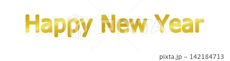 飾り文字 Happy New Year 飾り文字 Happy New Year 142184713