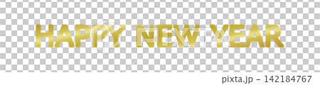 Decorative lettering: HAPPY NEW YEAR Decorative lettering: HAPPY NEW YEAR 142184767