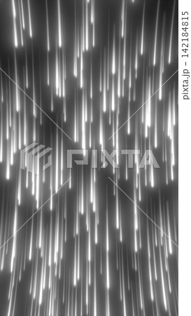 Vertical white light streaks falling across a dark monochrome background, creating an abstract effect of speed and motion. Vertical white light streaks falling across a dark monochrome background, creating an abstract effect of speed and motion. 142184815