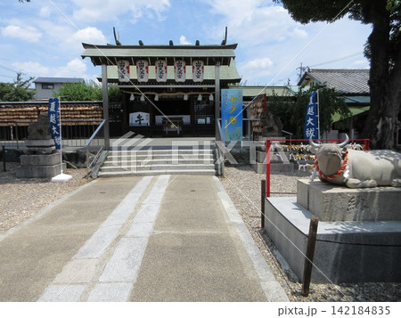山田天満宮の境内と拝殿!愛知県名古屋市 山田天満宮の境内と拝殿!愛知県名古屋市 142184835