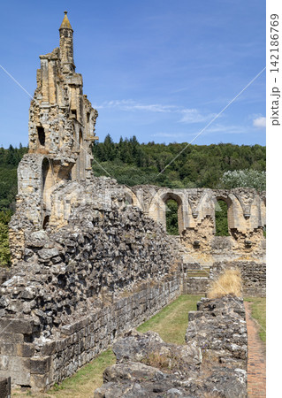Byland Abbey in North Yorkshire in the northeast of England. Byland Abbey in North Yorkshire in the northeast of England. 142186769