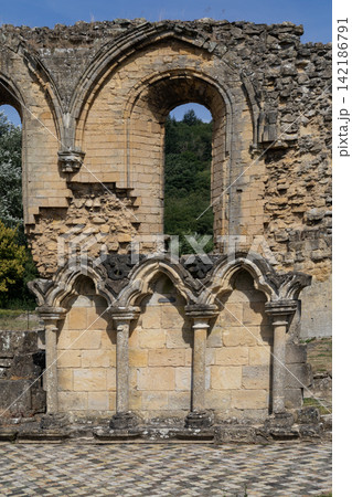 Byland Abbey in North Yorkshire in the northeast of England. Byland Abbey in North Yorkshire in the northeast of England. 142186791