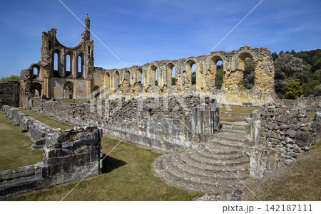 Byland Abbey in North Yorkshire in the northeast of England. Byland Abbey in North Yorkshire in the northeast of England. 142187111