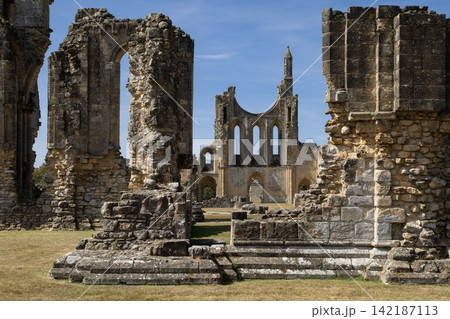 Byland Abbey in North Yorkshire in the northeast of England. 142187113