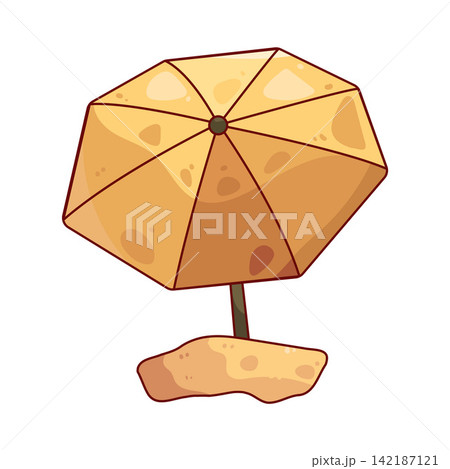 Illustration of Beach umbrella 142187121