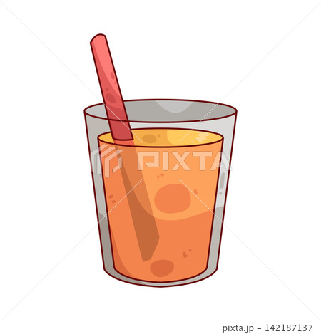 Illustration of Orange juice 142187137