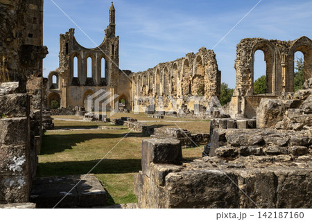 Byland Abbey in North Yorkshire in the northeast of England. Byland Abbey in North Yorkshire in the northeast of England. 142187160