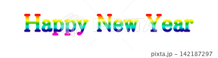 飾り文字 Happy New Year 飾り文字 Happy New Year 142187297