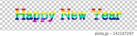 飾り文字 Happy New Year 飾り文字 Happy New Year 142187297