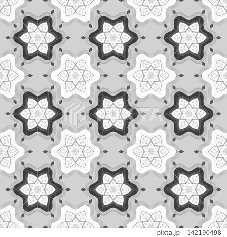 seamless pattern with flowers 142190498