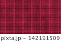 深みのある赤とピンクのタータンチェック柄背景画 深みのある赤とピンクのタータンチェック柄背景画 142191509