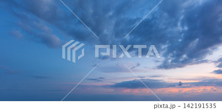 Sunset sky background Sunset sky background 142191535