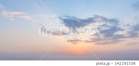 Sunset sky background Sunset sky background 142191536