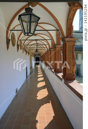 arcade at palace Schallaburg arcade at palace Schallaburg 142195294
