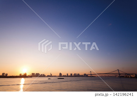 竹芝埠頭からの景観/お台場 竹芝埠頭からの景観/お台場 142196241