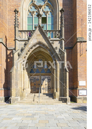 The Church of Jan Amos Comenius - Red Church in Brno, Czech Republic 142196652