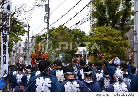 深川八幡祭の風景　東京 142198933