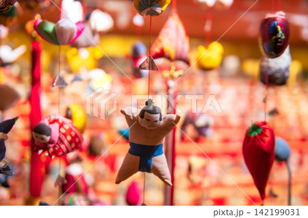 Hina Matsuri hanging sumo doll, Tenryo Hina Goten museum, Hita town Hina Matsuri hanging sumo doll, Tenryo Hina Goten museum, Hita town 142199031