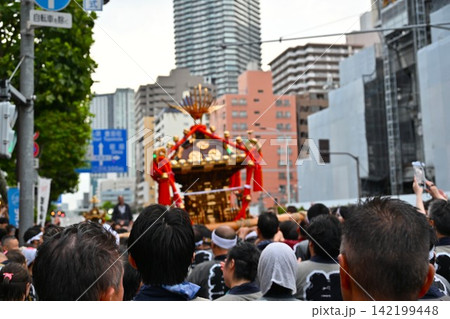 佃祭の風景　東京 142199448