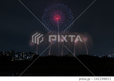 夜空に打ちあがる花火 夏の夜空に咲く花火 夜空に咲く花火 高く輝く花火大会 花火 夜空 花火イメージ 夜空に打ちあがる花火 夏の夜空に咲く花火 夜空に咲く花火 高く輝く花火大会 花火 夜空 花火イメージ 142199651
