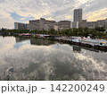 川面に映る雲 142200249