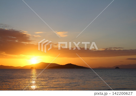 Seaside town of Turgutreis and spectacular sunsets 142200627