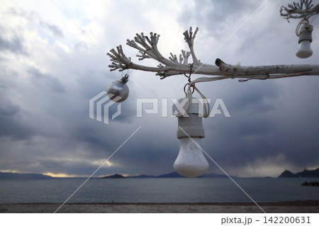 Seaside town of Turgutreis and spectacular sunsets Seaside town of Turgutreis and spectacular sunsets 142200631