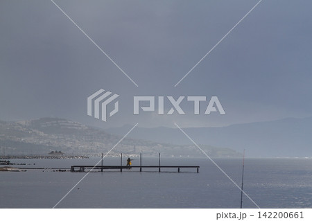 Seaside town of Turgutreis and spectacular sunsets Seaside town of Turgutreis and spectacular sunsets 142200661