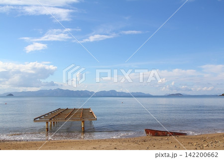 Seaside town of Turgutreis and spectacular sunsets Seaside town of Turgutreis and spectacular sunsets 142200662