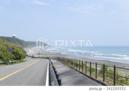 静岡県の御前崎海岸 142203552