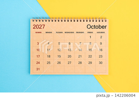 October 2027 brown calendar for 2026 year. October 2027 brown calendar for 2026 year. 142206004