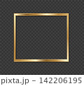 Thin Square Golden Frame  142206195