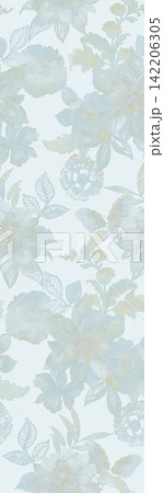Huge set of muted vintage faded floral botanical seamless pattern swatches 142206305