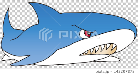 Hand-drawn animal illustration ☆ Shark Hand-drawn animal illustration ☆ Shark 142207878