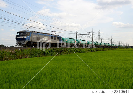 東北本線を走る貨物列車 東北本線を走る貨物列車 142210641