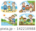 祖父母と孫の夏休み 142210988