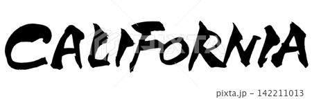 CALIFORNIA 筆文字 手書き 英字 California Calligraphy 142211013