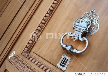 Close-up of the door of the Bordeaux City Hall in France Close-up of the door of the Bordeaux City Hall in France 142211543