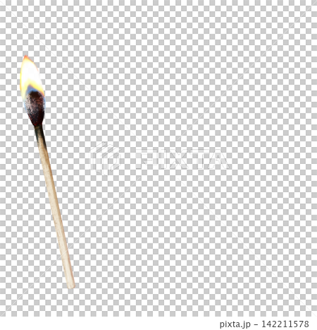 燃えているマッチ 142211578